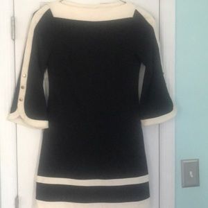 Donna Morgan Black and White Dress